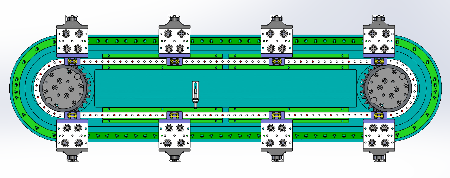 椭圆链条环形导轨